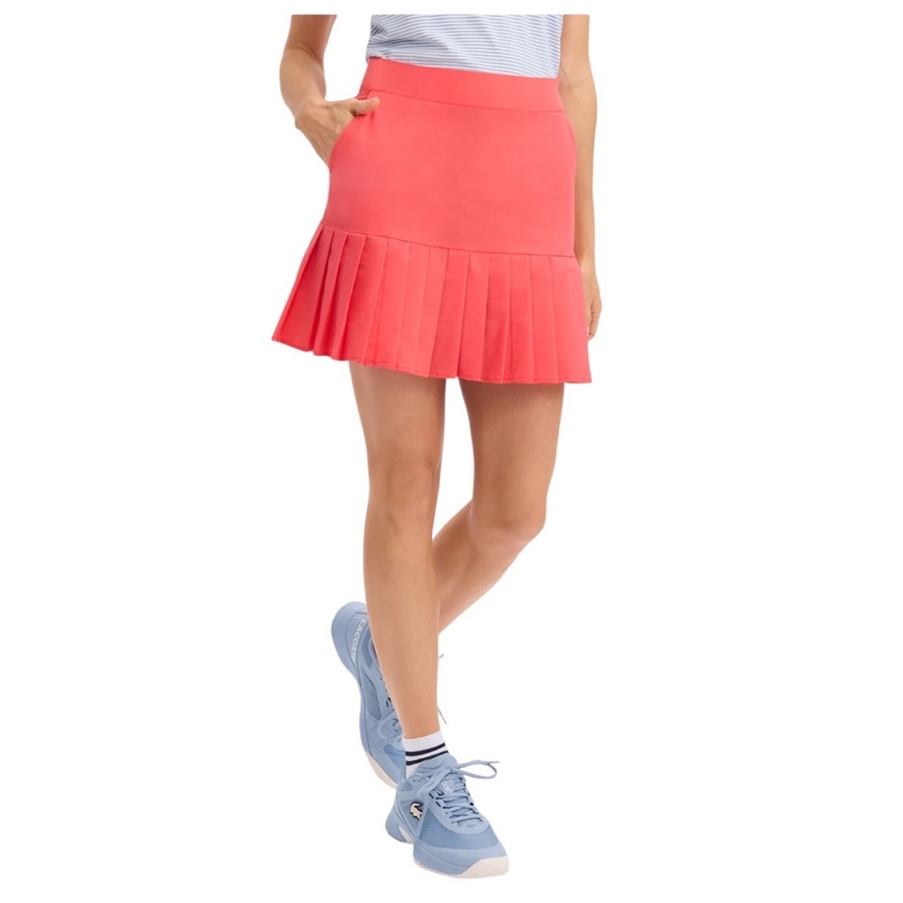 Renwick Coral Pleated Golf Skort Pink Orange Size 6